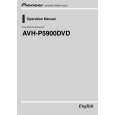 PIONEER AVH-P5900DVD/XN/RE Owners Manual PIONEER AVH-P5900DVD/XN/RE Owners Manual