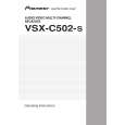 PIONEER VSX-C502-S/FLXU Owners Manual PIONEER VSX-C502-S/FLXU Owners Manual
