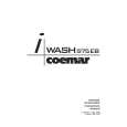 COEMAR IWASH575EB Owners Manual COEMAR IWASH575EB Owners Manual