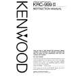 KENWOOD KRC999II Owners Manual KENWOOD KRC999II Owners Manual