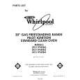 WHIRLPOOL SF311PSRW2 Parts Catalog WHIRLPOOL SF311PSRW2 Parts Catalog