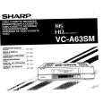 SHARP VC-A63SM Owners Manual SHARP VC-A63SM Owners Manual