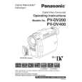 PANASONIC PVDV200 Owners Manual PANASONIC PVDV200 Owners Manual