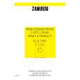 ZANUSSI FLS1083 Owners Manual ZANUSSI FLS1083 Owners Manual
