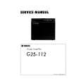 YAMAHA G25-112 Service Manual YAMAHA G25-112 Service Manual