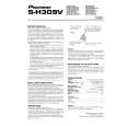 PIONEER S-H309V Owners Manual PIONEER S-H309V Owners Manual