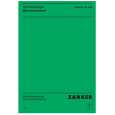 ZANKER KE2090 Owners Manual ZANKER KE2090 Owners Manual