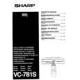 SHARP VC-781S Owners Manual SHARP VC-781S Owners Manual