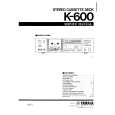 YAMAHA K600 Service Manual YAMAHA K600 Service Manual