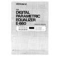 ROLAND E-660 Owners Manual ROLAND E-660 Owners Manual
