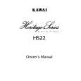 KAWAI HS22 Owners Manual KAWAI HS22 Owners Manual
