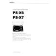 SONY PS-X7 Owners Manual SONY PS-X7 Owners Manual