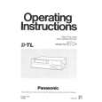 PANASONIC AGDTL1 Owners Manual PANASONIC AGDTL1 Owners Manual