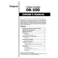 ROLAND DB-500 Owners Manual ROLAND DB-500 Owners Manual