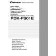 PIONEER PDK-FS01E Owners Manual PIONEER PDK-FS01E Owners Manual