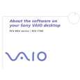 SONY PCV-RX401 VAIO Software Manual SONY PCV-RX401 VAIO Software Manual