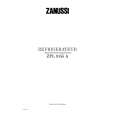 ZANUSSI ZPL9155A Owners Manual ZANUSSI ZPL9155A Owners Manual