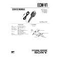 SONY ECMV1 Service Manual SONY ECMV1 Service Manual