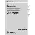 PIONEER DEH-P450MP Owners Manual PIONEER DEH-P450MP Owners Manual