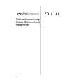 ELEKTRA BREGENZ FD1131 Owners Manual ELEKTRA BREGENZ FD1131 Owners Manual
