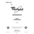WHIRLPOOL ET25DMXWF00 Parts Catalog WHIRLPOOL ET25DMXWF00 Parts Catalog
