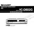 SHARP VC-D802G Owners Manual SHARP VC-D802G Owners Manual