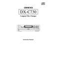 ONKYO DX-C730 Owners Manual ONKYO DX-C730 Owners Manual