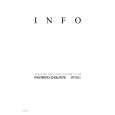 ELECTROLUX ER7522I Owners Manual ELECTROLUX ER7522I Owners Manual