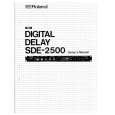 ROLAND SDE-2500 Owners Manual ROLAND SDE-2500 Owners Manual
