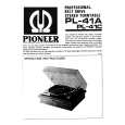 PIONEER PL-41A Owners Manual PIONEER PL-41A Owners Manual