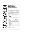 KENWOOD KXW6060 Owners Manual KENWOOD KXW6060 Owners Manual