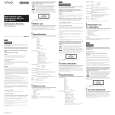 SONY VGP-DRWBX1 VAIO Owners Manual SONY VGP-DRWBX1 VAIO Owners Manual