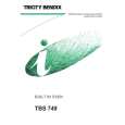 AEG TBS749 Owners Manual AEG TBS749 Owners Manual