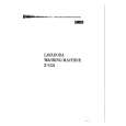 ZANUSSI Z6131 SUPERINOX Owners Manual ZANUSSI Z6131 SUPERINOX Owners Manual