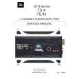 JBL GTO75.4II Service Manual JBL GTO75.4II Service Manual