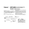 ROLAND DR-20 Owners Manual ROLAND DR-20 Owners Manual