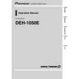 PIONEER DEH-1050E/XN/ES Owners Manual PIONEER DEH-1050E/XN/ES Owners Manual