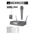 AKG WMS400 Owners Manual AKG WMS400 Owners Manual
