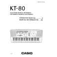 CASIO KT80 Owners Manual CASIO KT80 Owners Manual