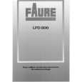FAURE LFD800 Owners Manual FAURE LFD800 Owners Manual