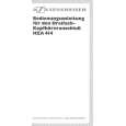 SENNHEISER HZA 414 Owners Manual SENNHEISER HZA 414 Owners Manual