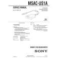 SONY MSACUS1A Service Manual SONY MSACUS1A Service Manual