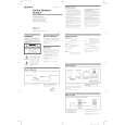 SONY SRSA57 Owners Manual SONY SRSA57 Owners Manual