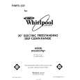 WHIRLPOOL RF3600XPW1 Parts Catalog WHIRLPOOL RF3600XPW1 Parts Catalog