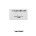 ELECTROLUX D300 Owners Manual ELECTROLUX D300 Owners Manual