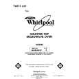 WHIRLPOOL MW8580XP0 Parts Catalog WHIRLPOOL MW8580XP0 Parts Catalog
