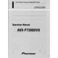 PIONEER AVX7300DVD Owners Manual PIONEER AVX7300DVD Owners Manual