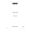 ZANUSSI ZFT 120 F Owners Manual ZANUSSI ZFT 120 F Owners Manual