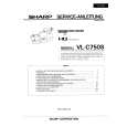 SHARP VLC750S Service Manual SHARP VLC750S Service Manual
