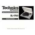 TECHNICS SL-1700 Owners Manual TECHNICS SL-1700 Owners Manual